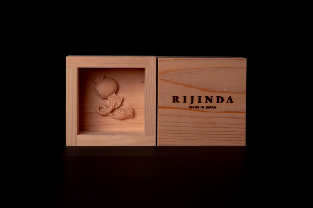 RIJINDA Japanese sake set One-go measure and magic mallet JAPAN