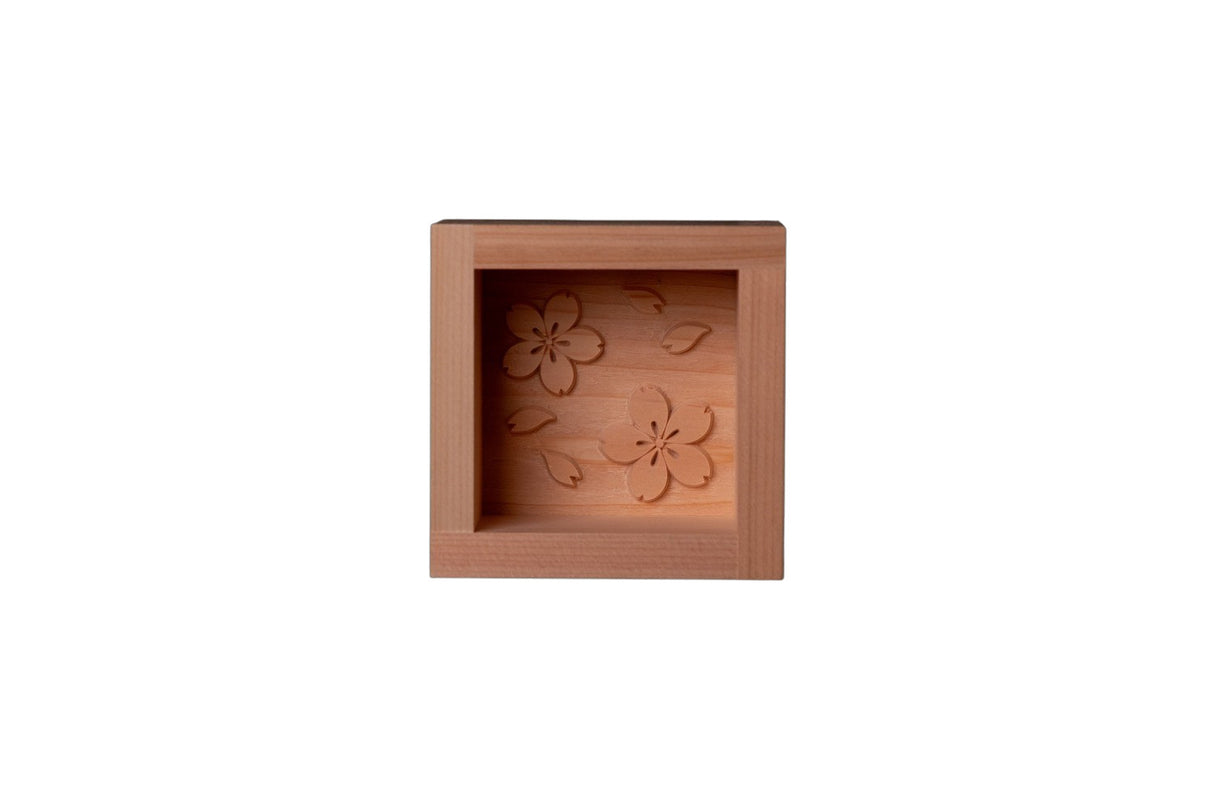 RIJINDA Japanese sake set 1 go masu Japanese style cherry blossom JAPAN