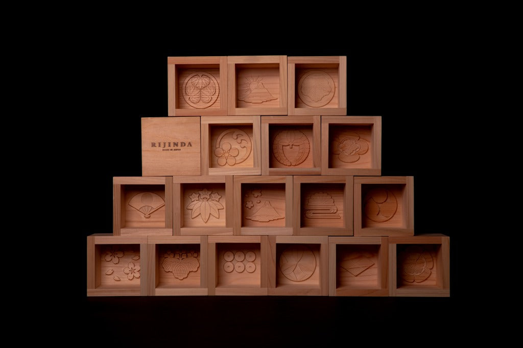 RIJINDA Japanese sake set One-go measure and magic mallet JAPAN