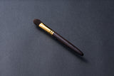 GRAND Makeup brush Makeup brush Gray squirrel, ebony, brass hardware (24K plating) JAPAN