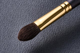 GRAND Makeup brush Makeup brush Gray squirrel, ebony, brass hardware (24K plating) JAPAN